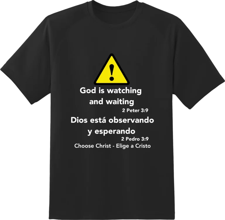 God is watching t-shirt design